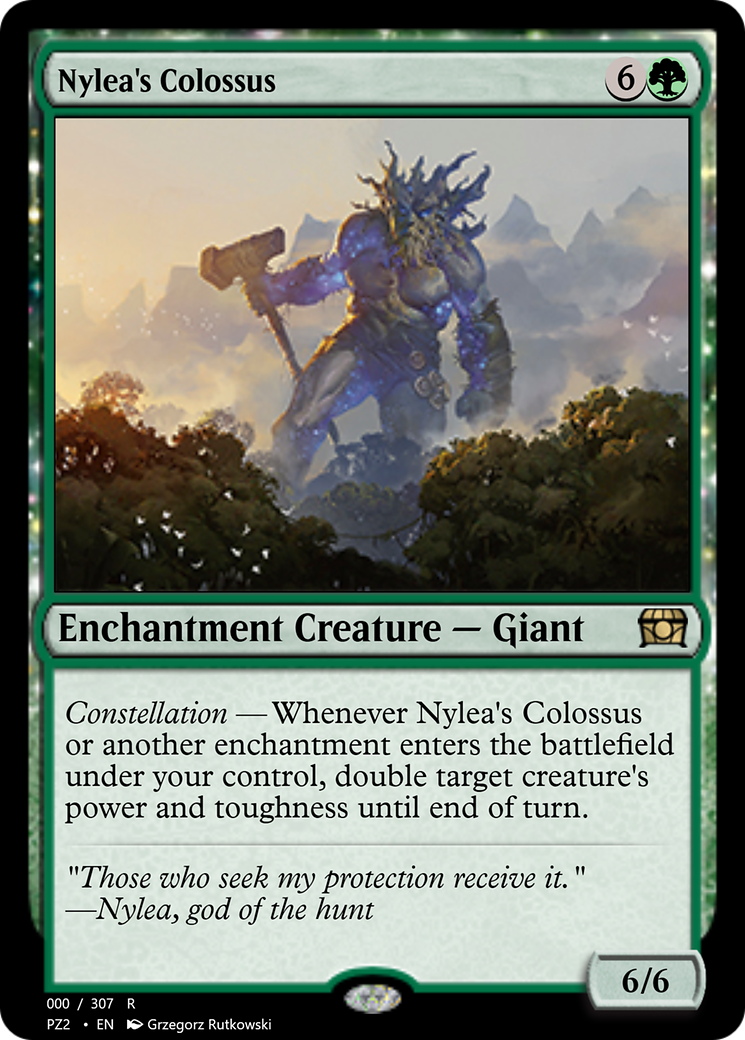Nylea's Colossus (PZ2-70655) - Treasure Chest: (enchantment) Foil