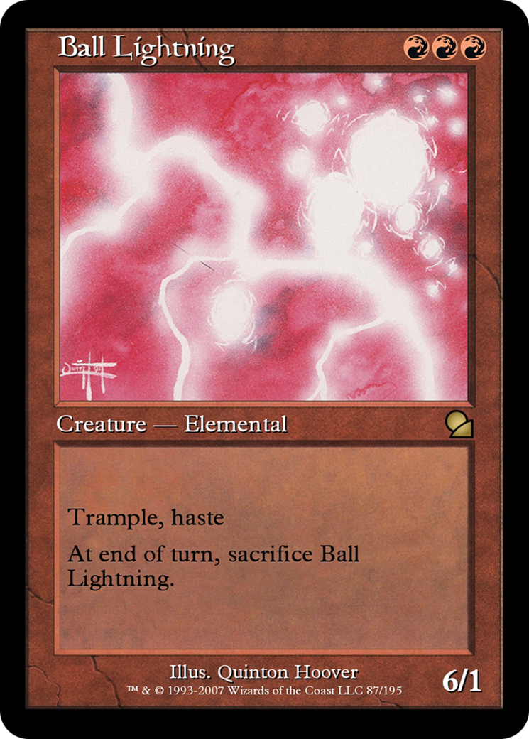 Ball Lightning (ME1-087) - Masters Edition Foil