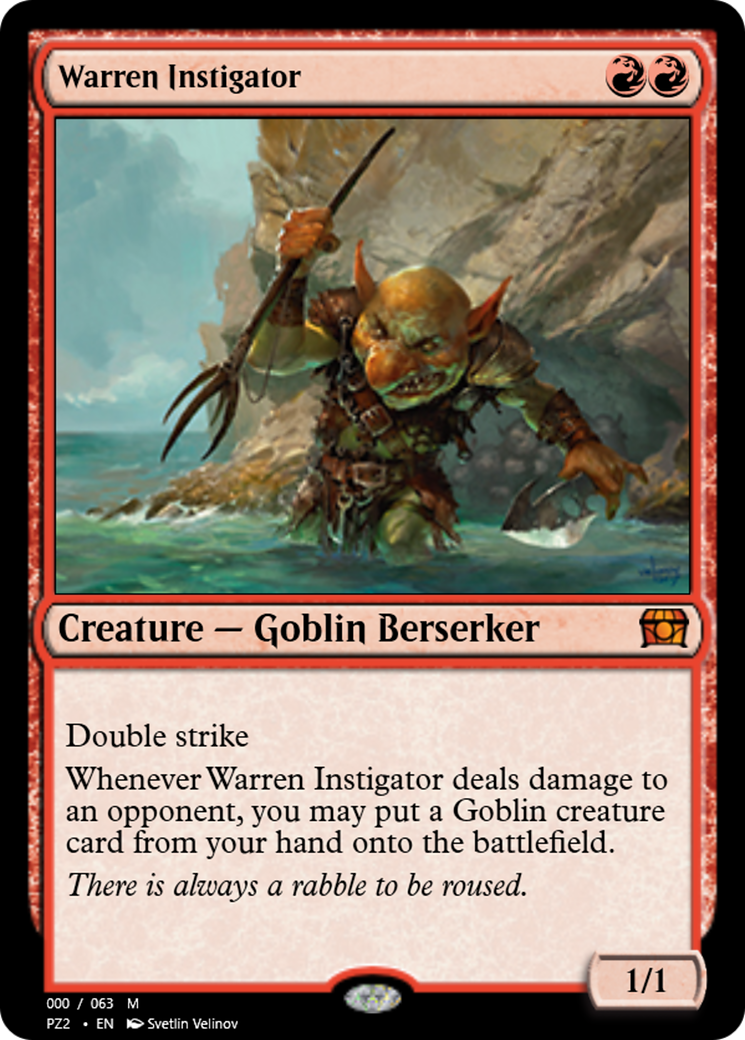 Warren Instigator (PZ2-65853) - Treasure Chest Foil