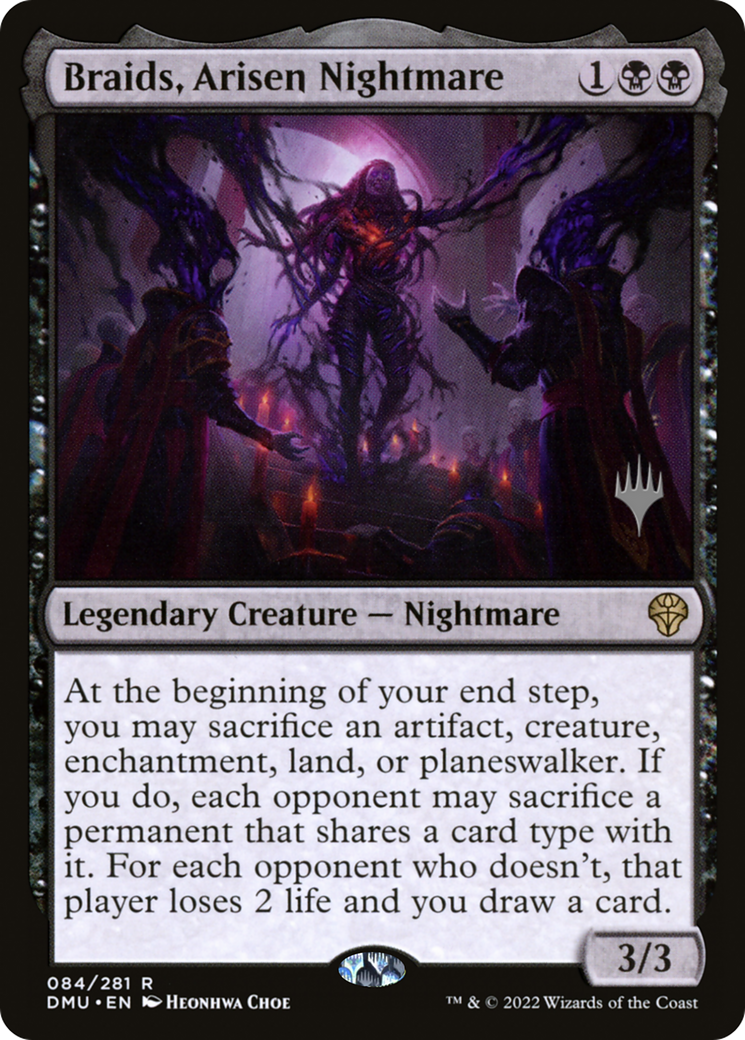 Braids, Arisen Nightmare (PPDMU-84P) - Dominaria United Promos