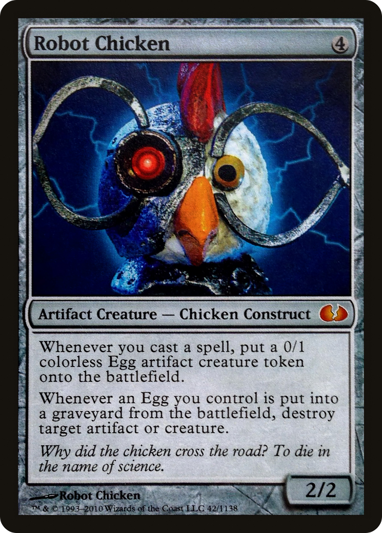 Robot Chicken (SPECIAL-006) - Celebration Cards Foil