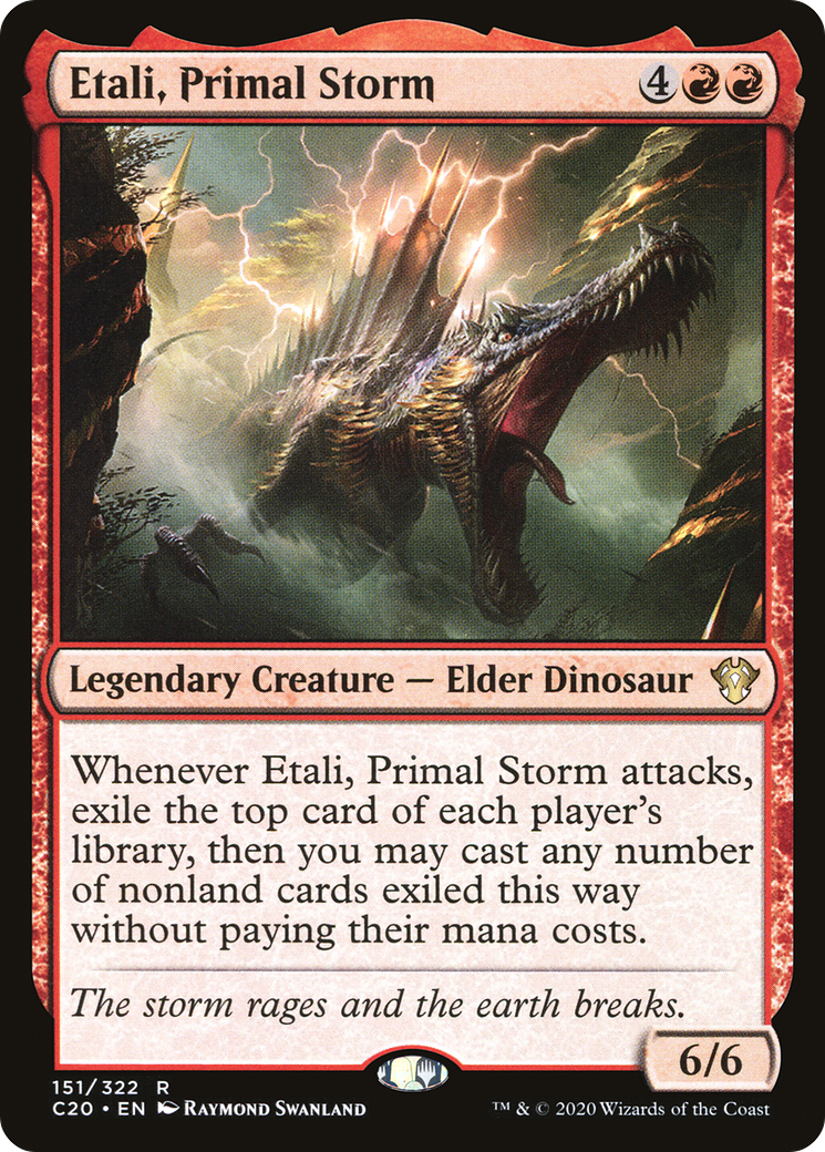 Etali, Primal Storm (C20-151) - Commander 2020