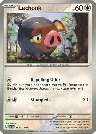 Lechonk 154/198  - Holofoil Deck Exclusives - Promo