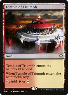 Temple of Triumph⁣ - Commander: Dominaria United⁣ (Rare)⁣ [238]