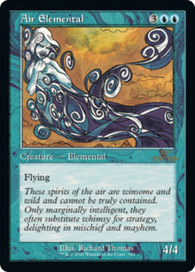 Air Elemental (Retro Frame) (30A-343) - 30th Anniversary Edition