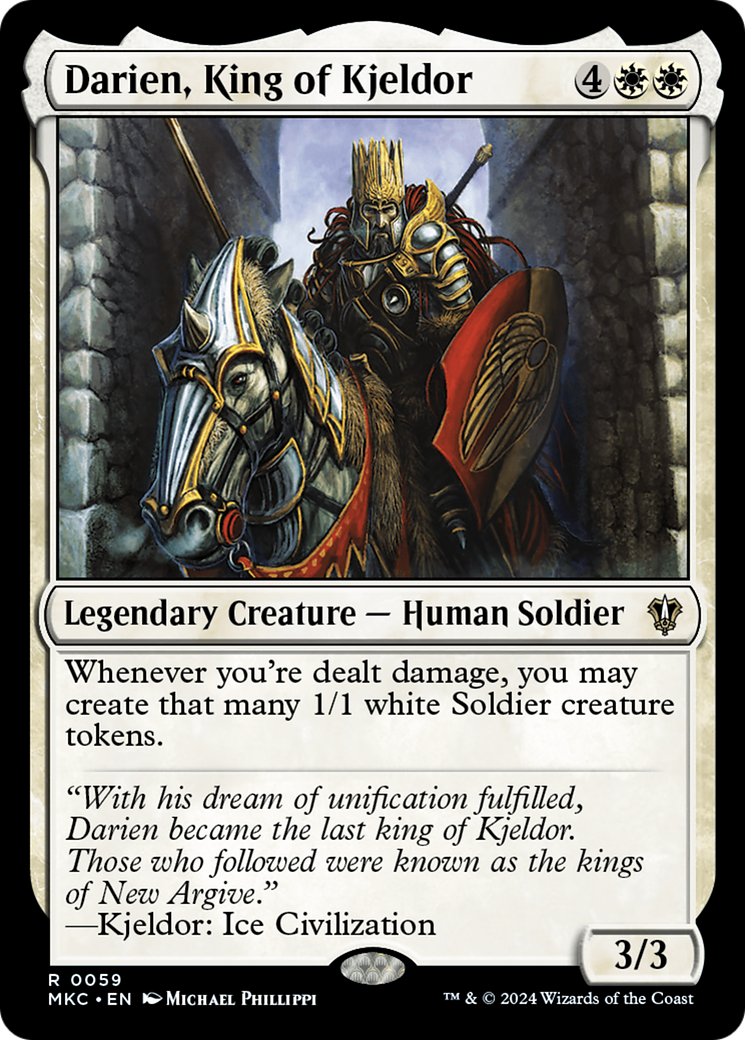 Darien, King of Kjeldor⁣ - Commander: Murders at Karlov Manor⁣ (Rare)⁣ [59]