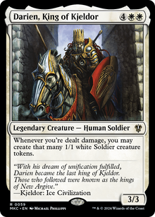 Darien, King of Kjeldor⁣ - Commander: Murders at Karlov Manor⁣ (Rare)⁣ [59]