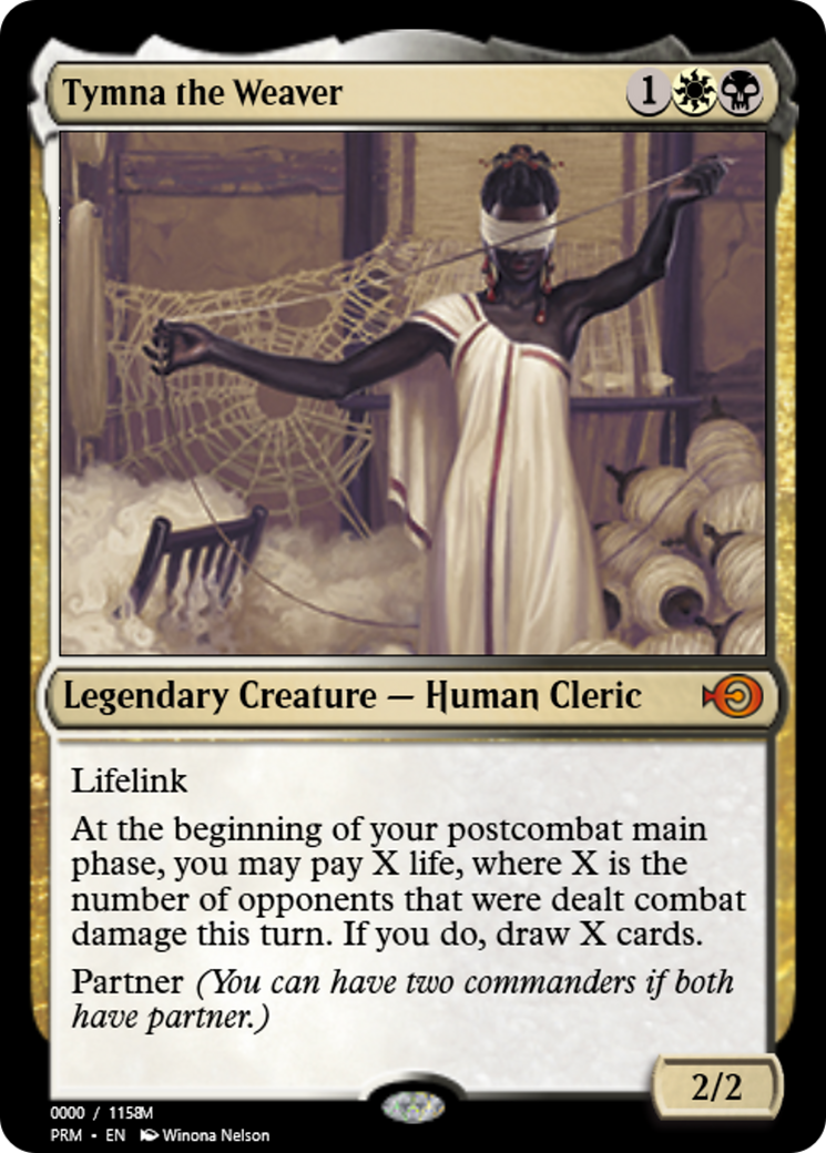 Tymna the Weaver (PRM-86180) - Magic Online Promos