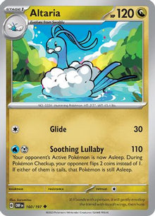Altaria 160/197  SV03 Obsidian Flames - Uncommon