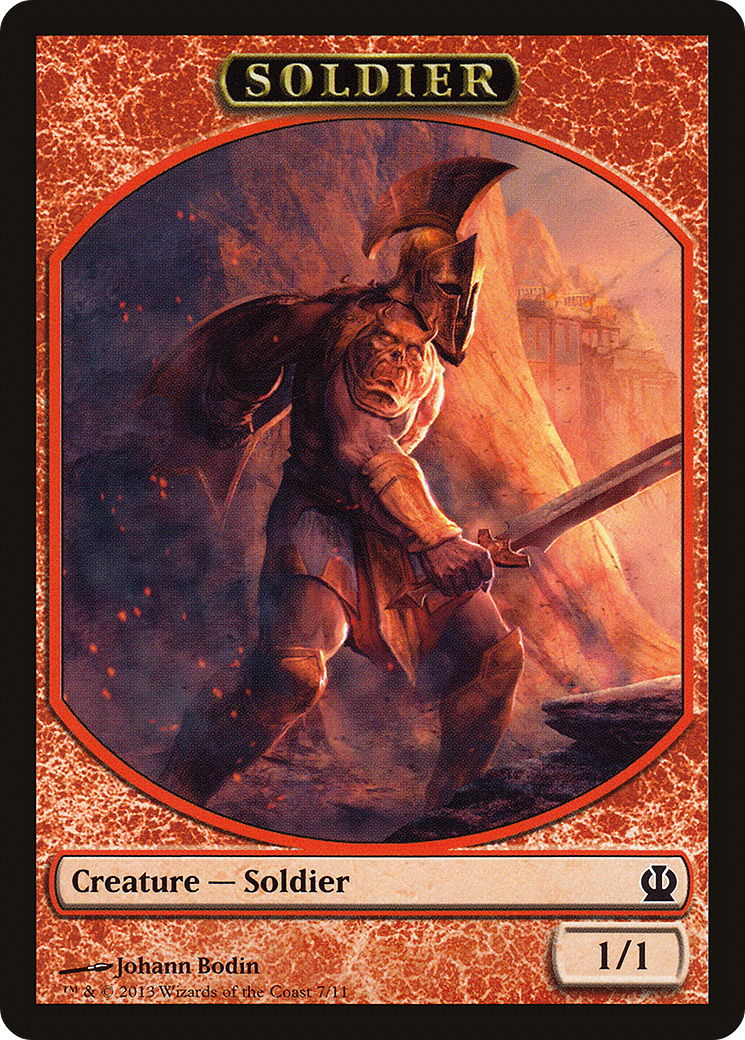 Soldier Token (Red) (THS-007) - Theros Tokens