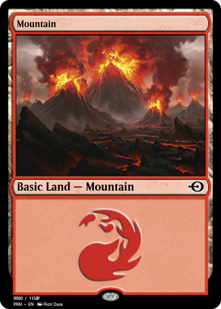 Mountain (PRM-81900) - Magic Online Promos
