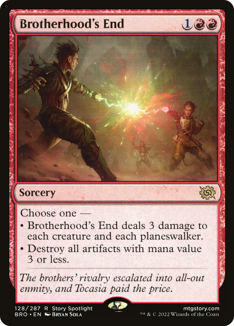 Brotherhood's End (BRO-128) - The Brothers' War