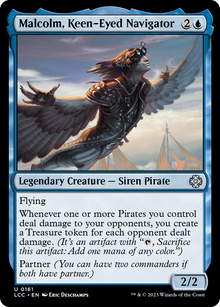 Malcolm, Keen-Eyed Navigator⁣ - Commander: The Lost Caverns of Ixalan⁣ (Uncommon)⁣ [161]