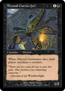 Abyssal Gatekeeper (TD0-A34) - Magic Online Theme Decks