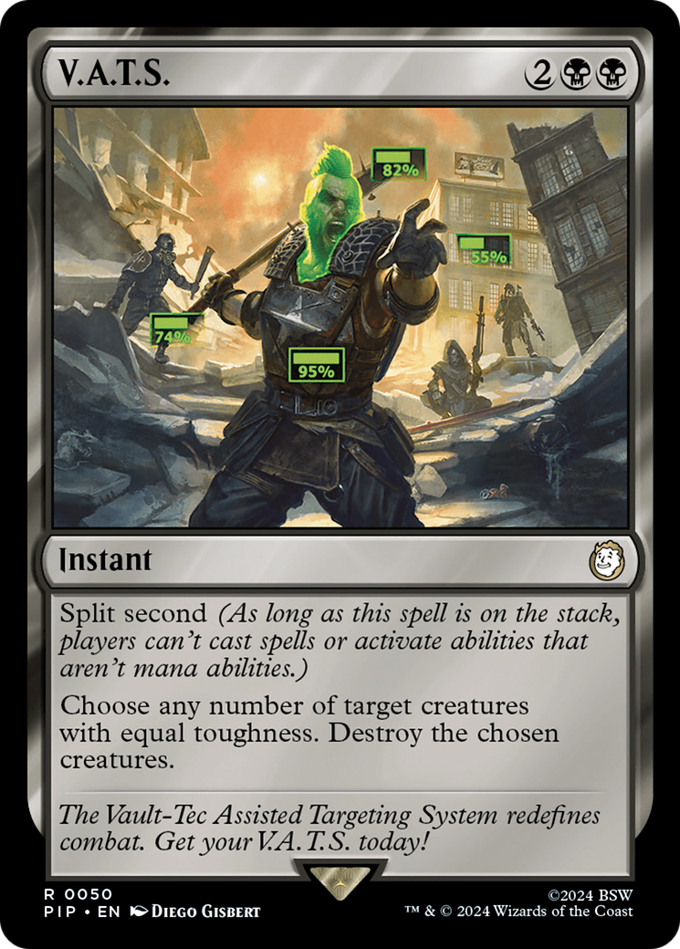 V.A.T.S.⁣ - Universes Beyond: Fallout⁣ (Rare)⁣ [50]