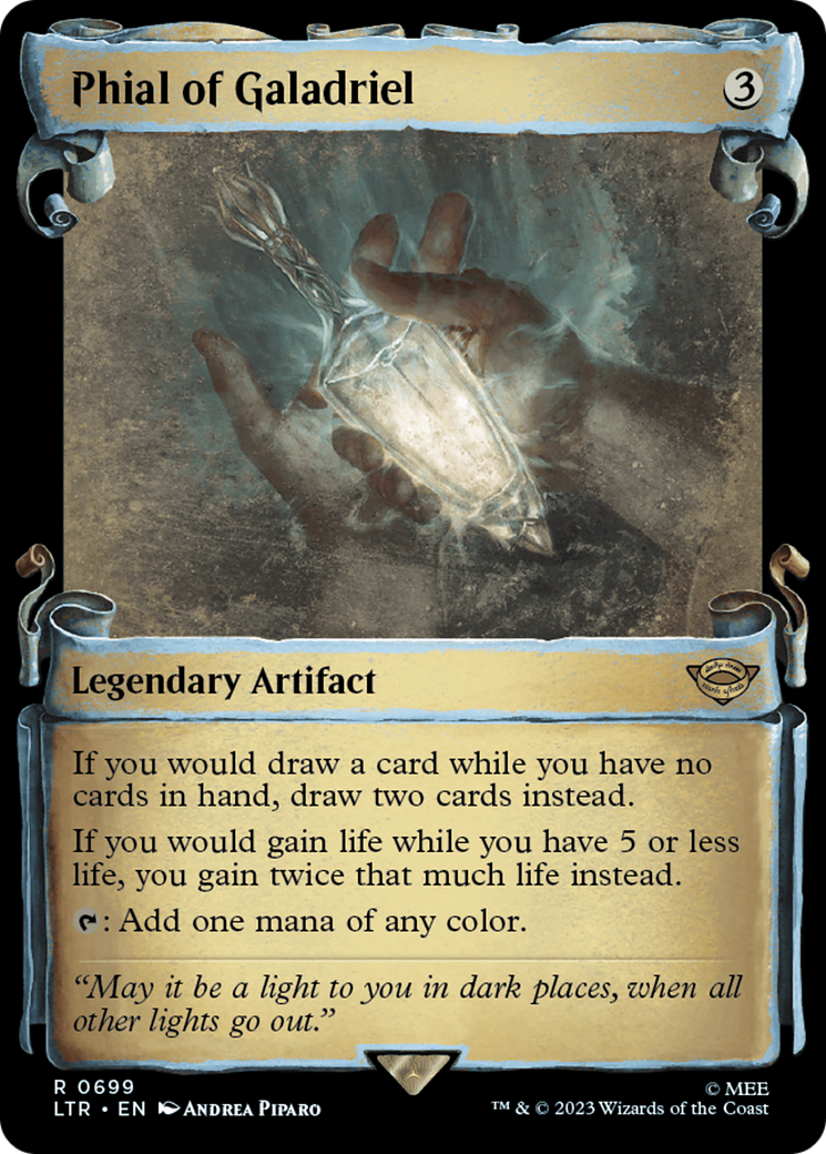 Phial of Galadriel (Showcase Scrolls) (LTR-699) - The Lord of the Rings: Tales of Middle-earth: (Showcase)