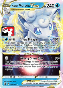 Alolan Vulpix VSTAR 034  - Holofoil Prize Pack Series Cards - Ultra Rare
