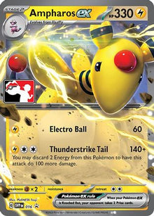 Ampharos ex 016  Prize Pack Series Cards - Promo