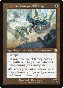 Traxos, Scourge of Kroog⁣ - Commander: The Brothers' War⁣ (Rare)⁣ [170]