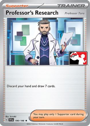 Professor's Research 190/198  Prize Pack Series Cards - Rare