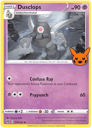 Dusclops 070/185  Trick or Trade BOOster Bundle 2023 - Uncommon