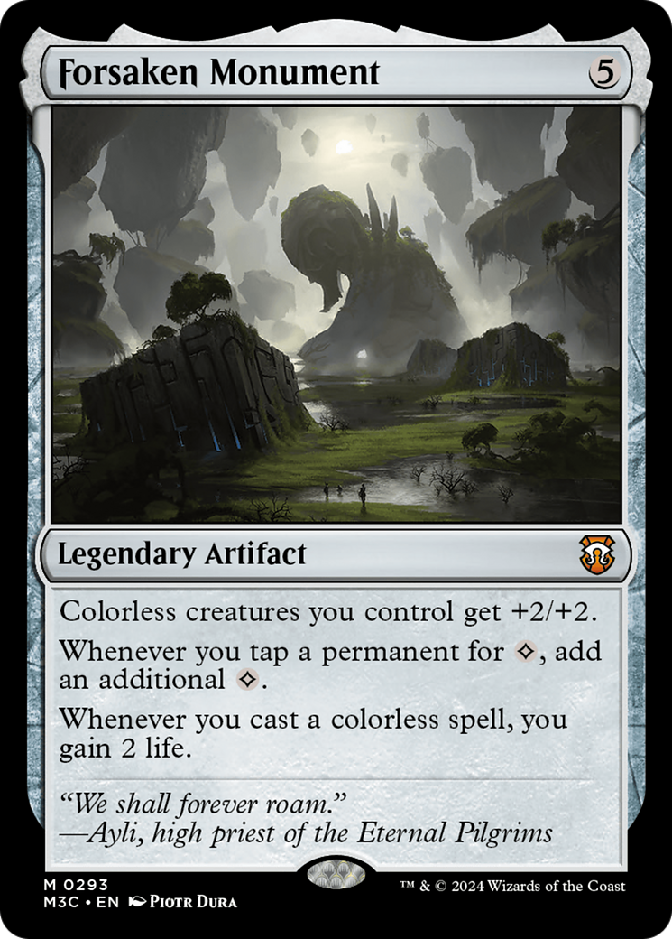 Forsaken Monument⁣ - Commander: Modern Horizons 3⁣ (Mythic)⁣ [293]