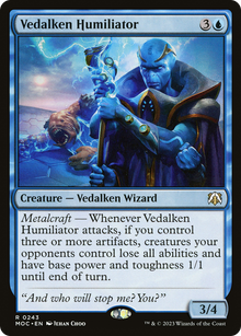 Vedalken Humiliator⁣ - Commander: March of the Machine⁣ (Rare)⁣ [243]