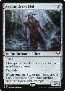Ancient Stone Idol⁣ - Commander: March of the Machine⁣ (Rare)⁣ [347]