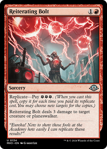Reiterating Bolt⁣ - Modern Horizons 3⁣ (Uncommon)⁣ [134]