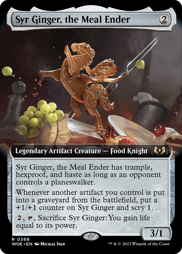 Syr Ginger, the Meal Ender (Extended Art) (WOE-369) - Wilds of Eldraine: (Extended Art) Foil