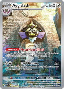 Aegislash 210/182  - Holofoil SV04 Paradox Rift - Illustration Rare