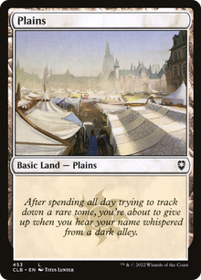 Plains (V.3)⁣ - Commander Legends: Battle for Baldur's Gate: Extras⁣ (Land)⁣ [453]