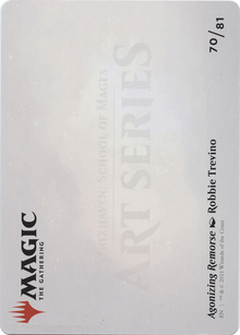 Agonizing Remorse // Agonizing Remorse (ASTX-070) - Strixhaven Art Series (Borderless)