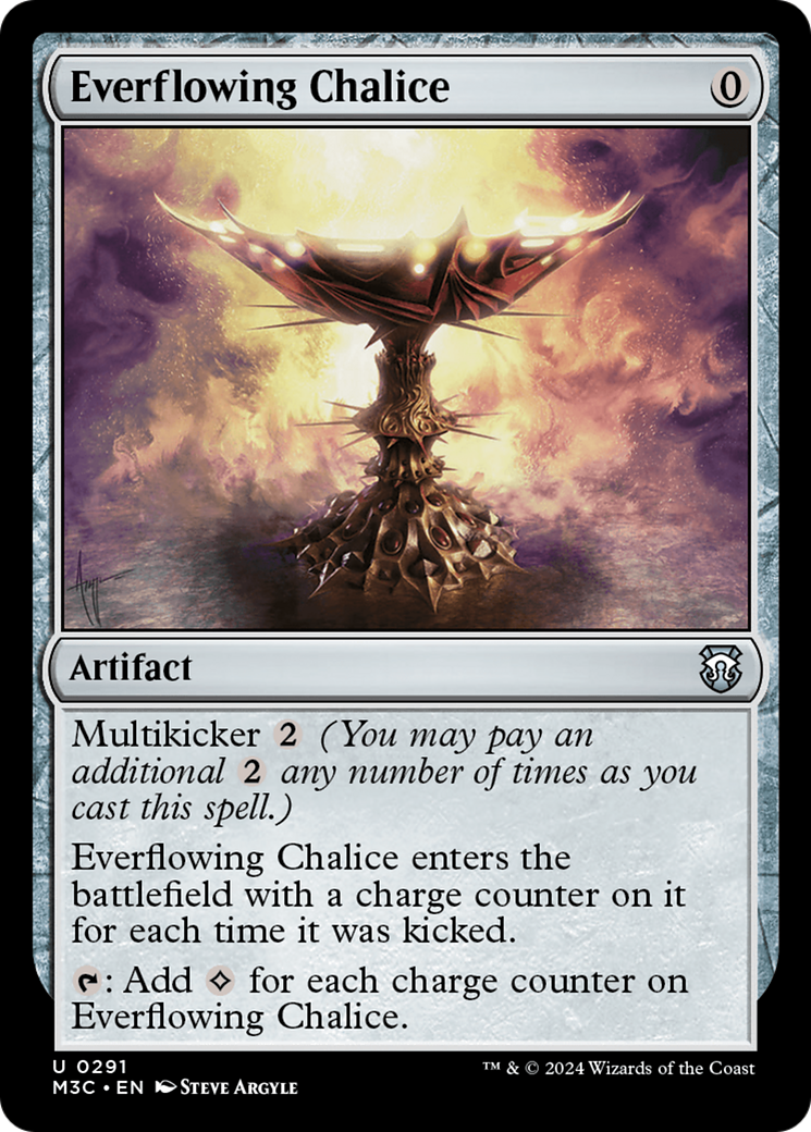 Everflowing Chalice⁣ - Commander: Modern Horizons 3⁣ (Uncommon)⁣ [291]