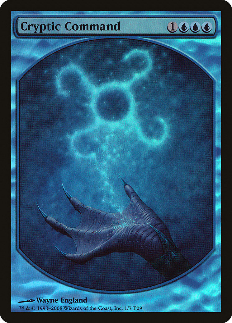 Cryptic Command (MPRP-001) - Magic Player Rewards 2009 Foil