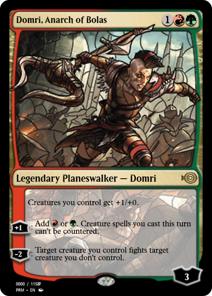 Domri, Anarch of Bolas (PRM-77959) - Magic Online Promos