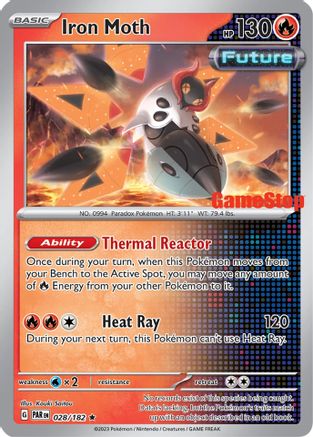 Iron Moth 028/182  - Reverse Holofoil Miscellaneous Cards & Products - Promo