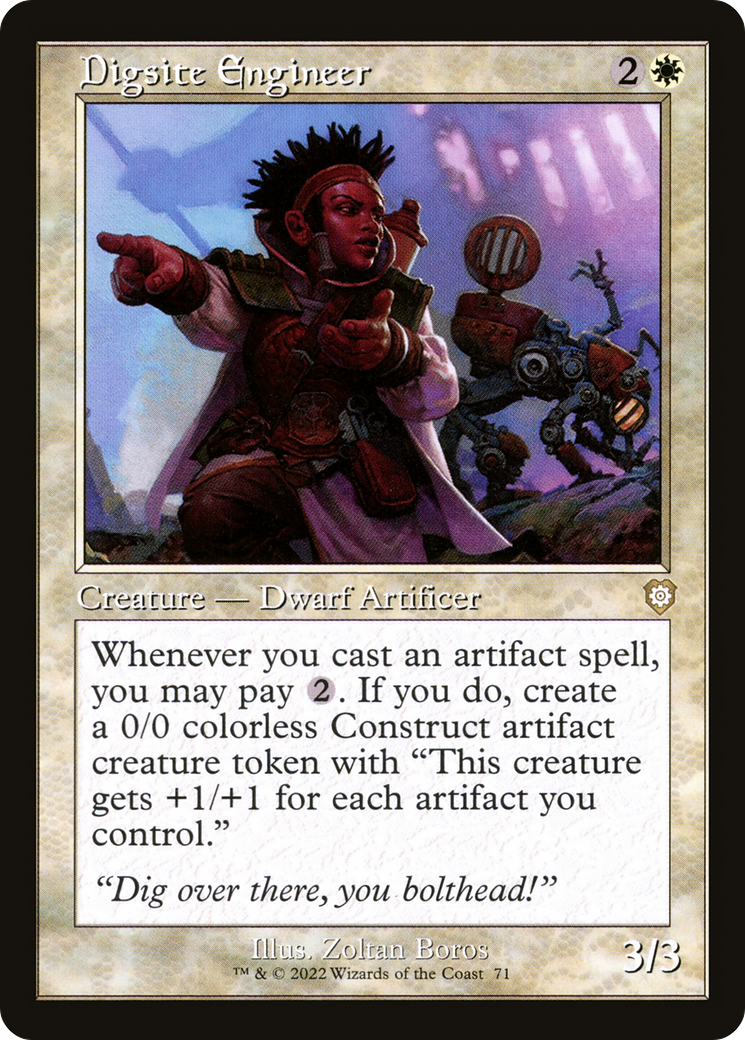 Digsite Engineer⁣ - Commander: The Brothers' War⁣ (Rare)⁣ [71]