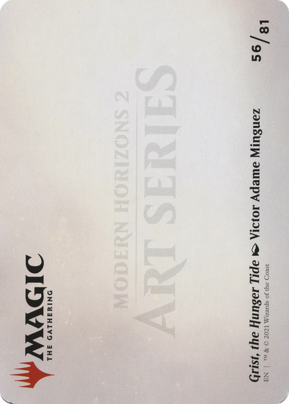 Grist, the Hunger Tide // Grist, the Hunger Tide (AMH2-056) - Modern Horizons 2 Art Series (Borderless) Foil