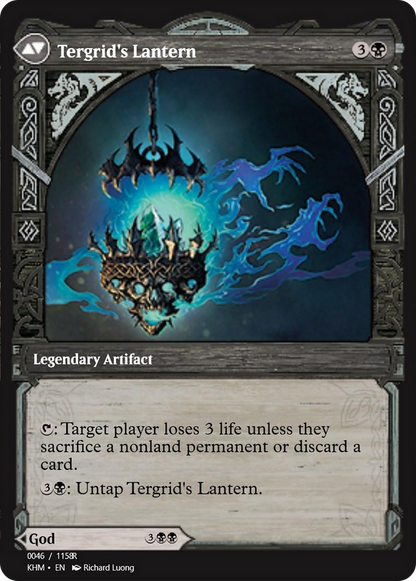 Tergrid, God of Fright // Tergrid's Lantern (PRM-88290) - Magic Online Promos