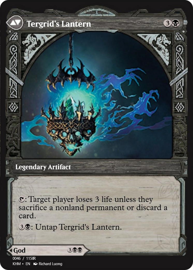 Tergrid, God of Fright // Tergrid's Lantern (PRM-88290) - Magic Online Promos Foil