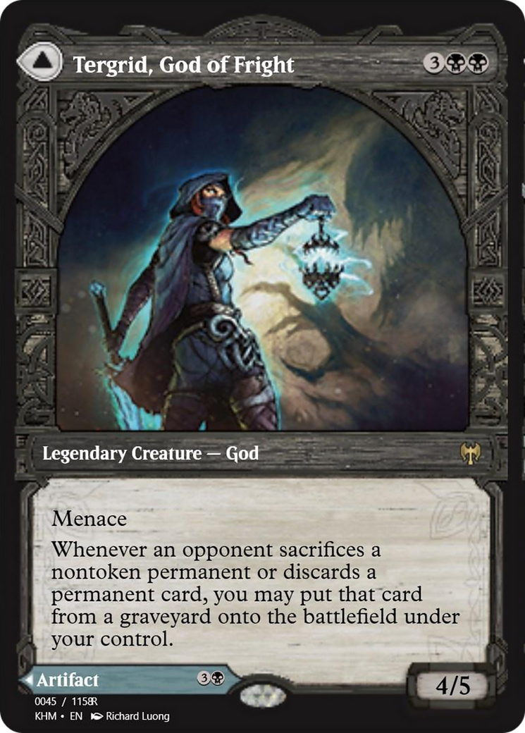 Tergrid, God of Fright // Tergrid's Lantern (PRM-88290) - Magic Online Promos Foil