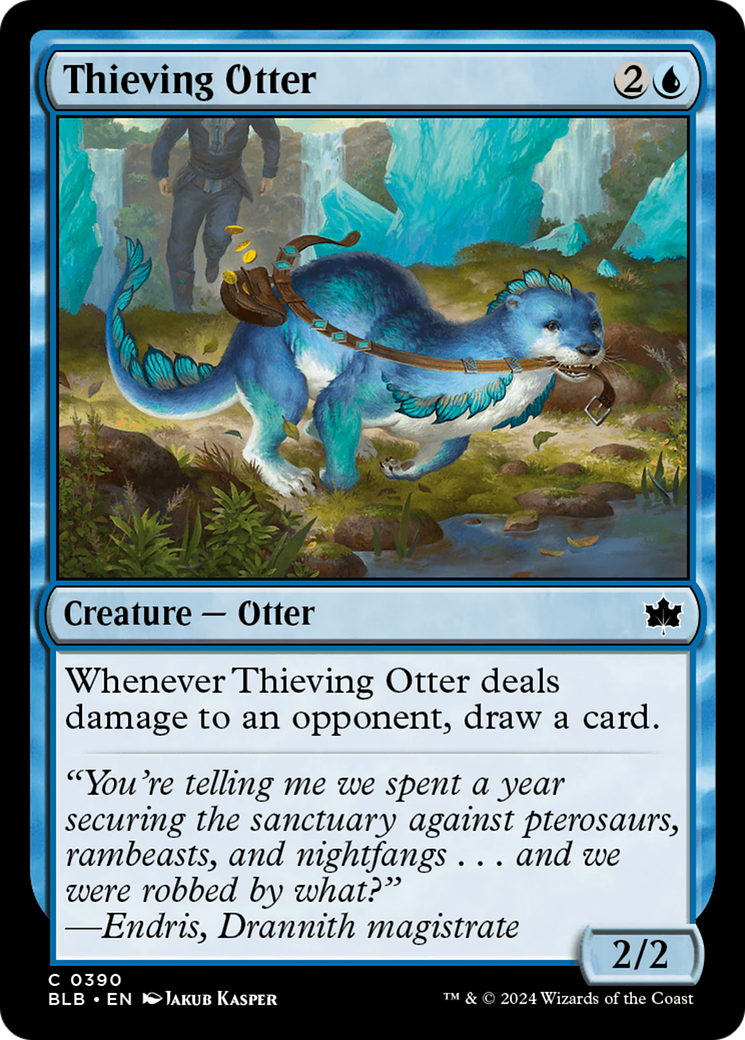 Thieving Otter⁣ - Bloomburrow: Extras⁣ (Common)⁣ [390]