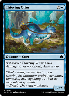 Thieving Otter⁣ - Bloomburrow: Extras⁣ (Common)⁣ [390]