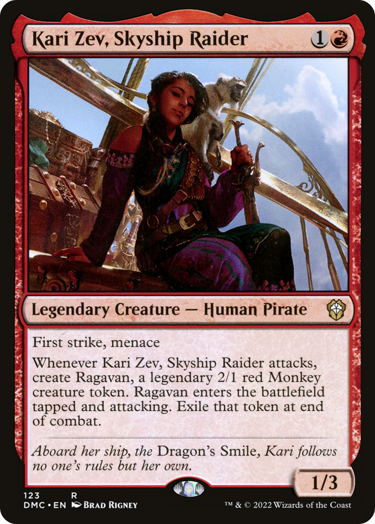 Kari Zev, Skyship Raider⁣ - Commander: Dominaria United⁣ (Rare)⁣ [123]