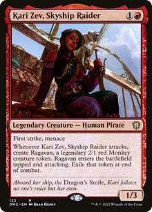 Kari Zev, Skyship Raider⁣ - Commander: Dominaria United⁣ (Rare)⁣ [123]