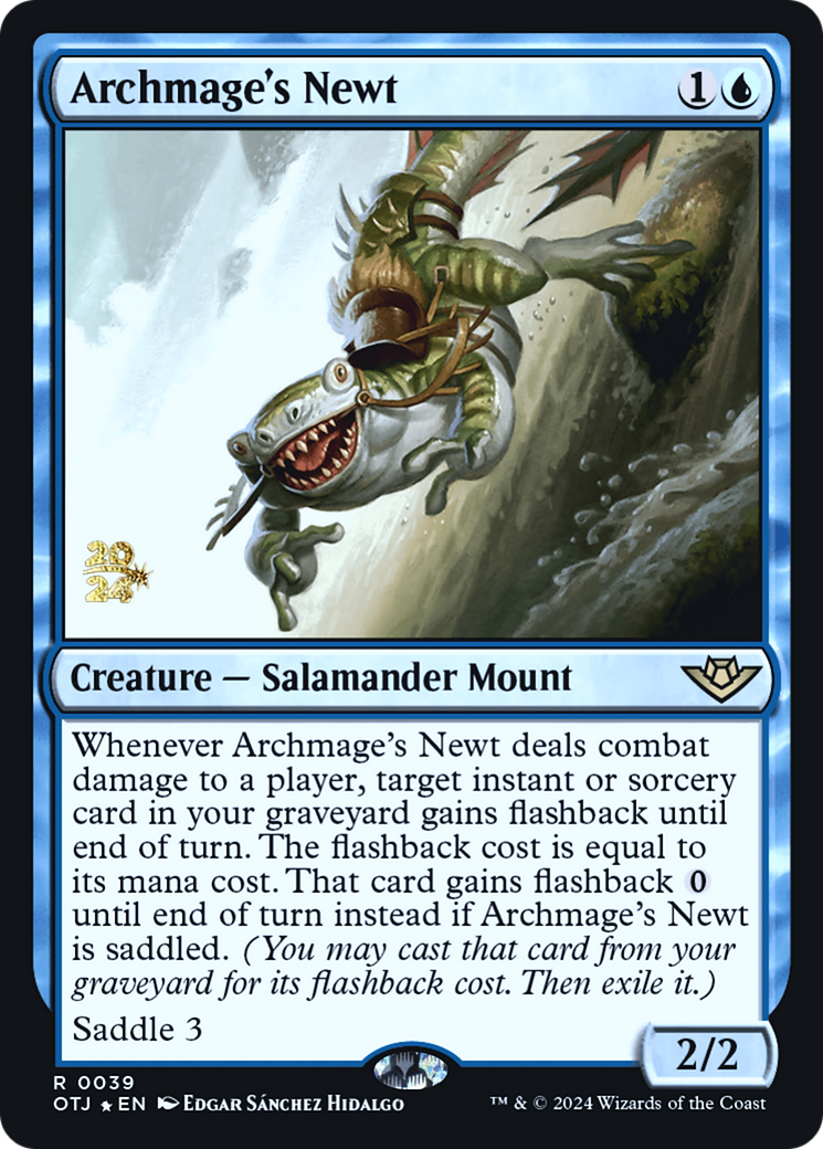 Archmage's Newt (PRE-39S) - Outlaws of Thunder Junction Promos Foil