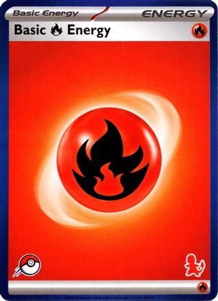 Basic Fire Energy (Blue Border)  My First Battle - Unconfirmed
