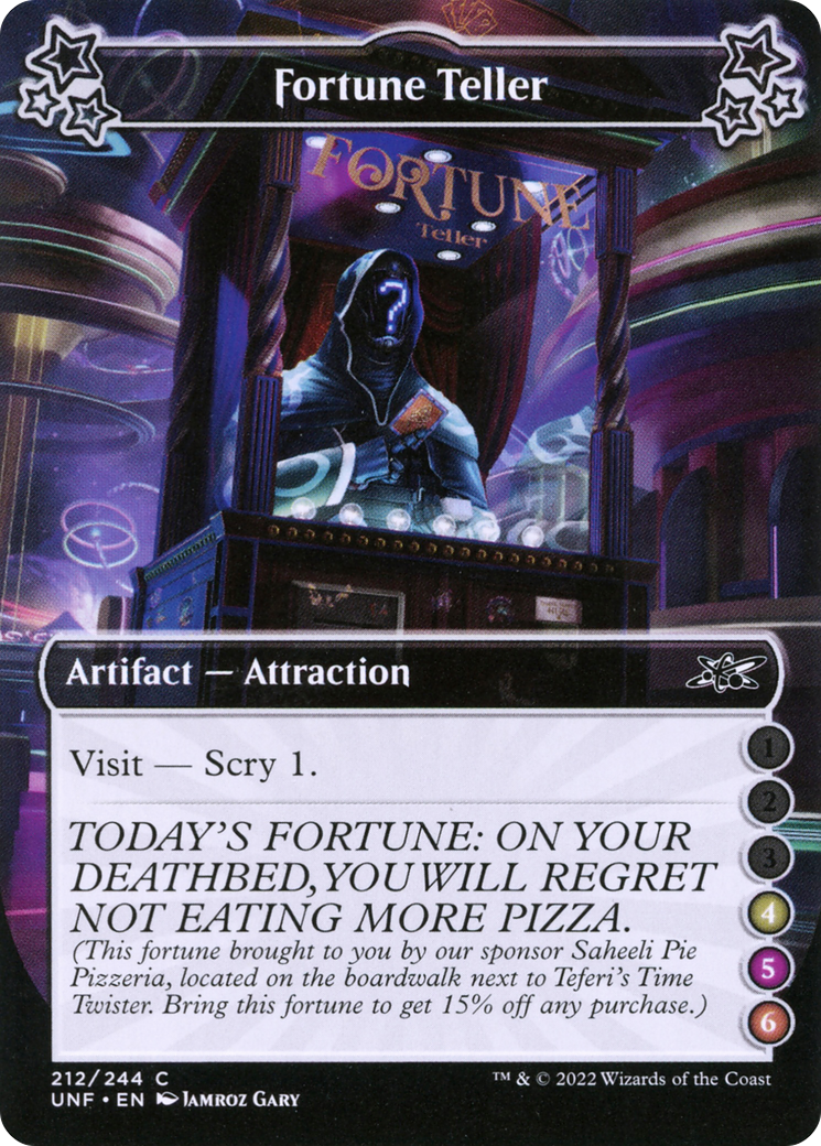 Fortune Teller (4-5-6) (UNF-212F) - Unfinity Foil