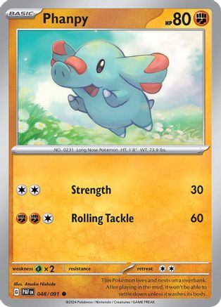 Phanpy 048/091  SV Paldean Fates - Common